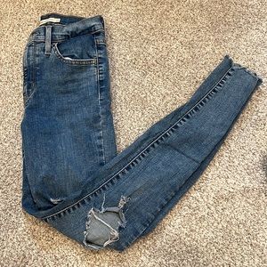 Levi’s High Rise Ripped Skinny Jeans
